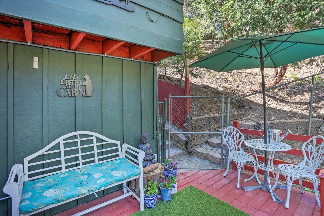 Boho Crestline Cabin, 1 Mile To Lake Gregory! Exterior photo