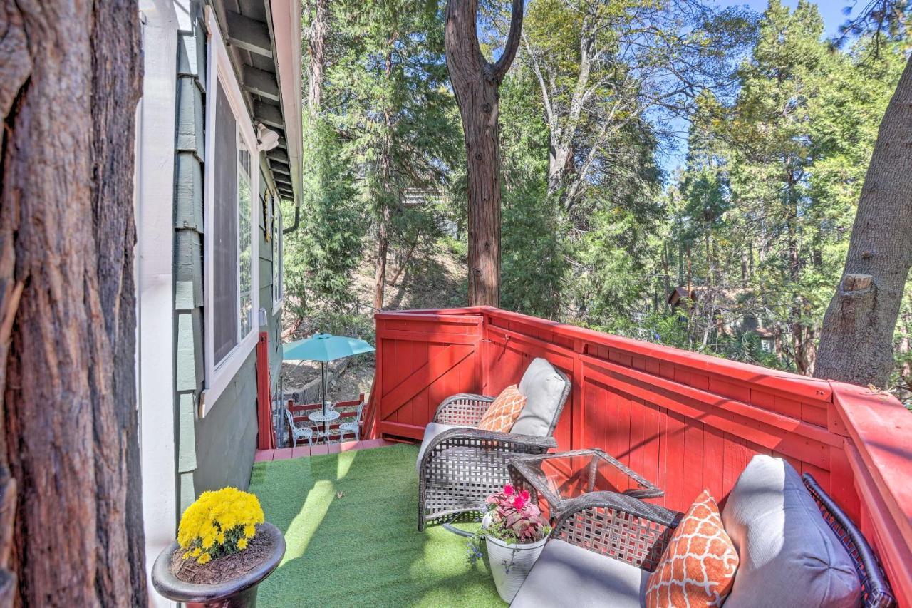 Boho Crestline Cabin, 1 Mile To Lake Gregory! Exterior photo
